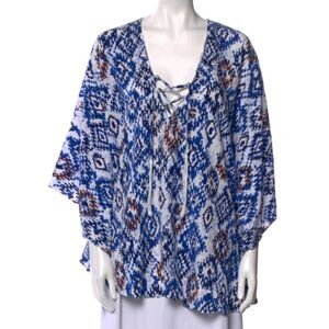 Melissa Odabash Embelished Tunic Top O/S